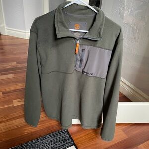 Timberland Men's Fleece 1/4 Zip up‎ Sweater Size: XL